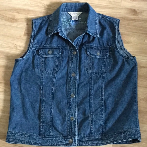 Northern Reflections vintage denim vest - Picture 3 of 5